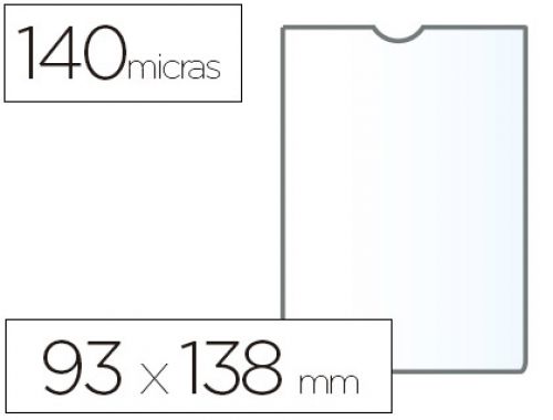Bolsa catalogo esselte plastico 140 microns medidas 93x138 mm , Esselte , 76147 , 8411772000907